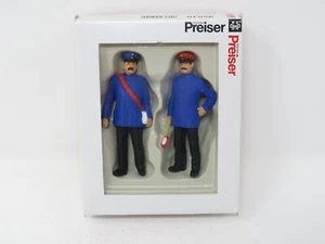 Preiser G 45010 Estación de Personal Ferroviario Auxiliar Conductor Personal Conjunto de Figuras - Imagen 1 de 6