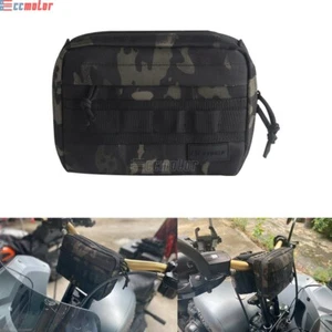 Club Style Handlebar T-Bar Bag For Harley Dyna Softail Street Bob Sportster 1200 - Picture 1 of 10