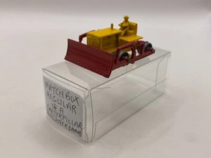 MATCHBOX LESNEY 18A CARTERPILLAR BULLDOZER -YELLOW 3inch- GOOD CONDITION - 521 - Picture 1 of 5