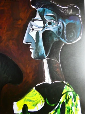 Pablo PICASSO (1881-1973) - Grand Profil, 90 cm x 70 cm - Bild 1 von 4