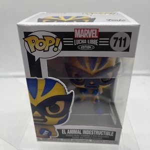 Funko Pop! Marvel Lucha Libre El Animal Indestructible #711 With Protector - Picture 1 of 7