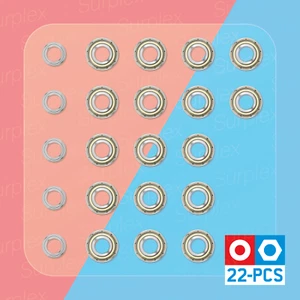 Kit de rodamientos de bolas de 22 piezas Juego de actualización para TAMIYA HOT SHOT | SUPER SABRE ZZ - Imagen 1 de 1