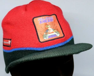 Mario Kart 7 Youth Size Acrylic Knit Brim Cap Hat Smith Brooks Nintendo Licensed - Picture 1 of 8