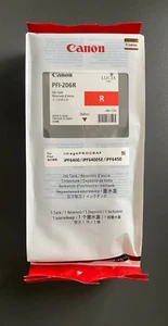 Genuine Canon Ink - PFI-206 RED / IPF6400 IPF6400SE IPF6450 (INC VAT) - Picture 1 of 1