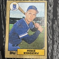 1987 Topps #203 Mike Kingery - Kansas City Royals RC