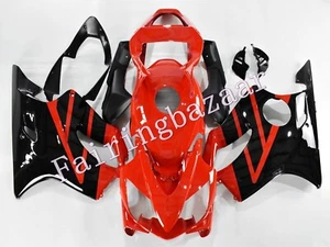 Kit de carenado de carrocería de inyección ABS negro rojo apto para 2001-2003 CBR600 F4i - Imagen 1 de 7