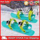 Mini Short Ski Skates Short Snowskates Portable Adults for Skiing (Multicolor)