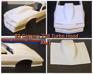 Resin Turbo Hood for '83 Camaro Z28 AMT 1/25. - Picture 1 of 6