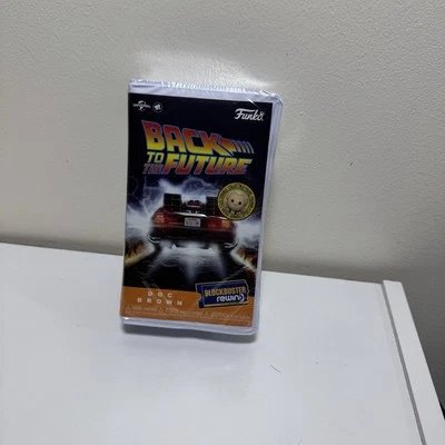 Back to the Future Doc Brown Funko Blockbuster Rewind Find the Chase Nuevo Precintado Foto 1 de 4