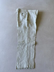 MASSIMO DUTTI LEINENHOSE HELLGRÜN 34/30 NEU OHNE ETIKETT - Bild 1 von 4