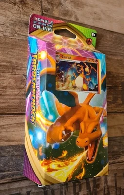 Glurak Themendeck Pokemon Schwert & Schild Farbenschock NEU OVP - Bild 1 von 2