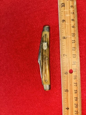 Vintage Robi Klaas Kissing Crane #14 Congress Pocket Knife. Thick Stag -Solingen - Image 1 of 4