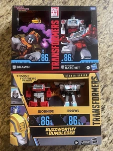 Transformers Studio Series 86 27 28 20bb 24bb Ironhide Prowl Ratchet Brawn MISB - Picture 1 of 3