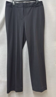 LIZ CLAIBORNE 灰色平底直筒裤女式 12 码快速发货! — 第 1/4 张图片
