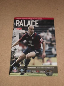 CRYSTAL PALACE v MIDDLESBOROUGH - NOV 7 2009 - Picture 1 of 1