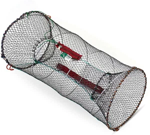 Reuse Köderfischreuse Köderfische Rund Futterbeutel Reißverschluss rund 30x60cm - Bild 1 von 3