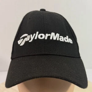 New Era Taylor Made Baseball Cap Black Aero Burner R15 Golf Hat Size Small-Med. - Picture 1 of 13