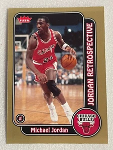MICHAEL JORDAN 2008-09 FLEER RETROSPECTIVE CARD MJ-3 BULLS - Picture 1 of 2