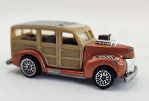 Vintage Hot Wheels 1979 Wood Panel Wagon Truck - Orange Linked Design - Picture 1 of 12