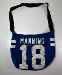 NFL Indianapolis Colts #18 Payton Manning Blue Shoulder Bag/Purse By Pro-Fan-ity - Picture 1 of 10
