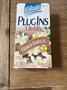 NEW 1999 Glade PlugIns French Vanilla Gel 3 Air Freshener Refills Sealed - Picture 1 of 6