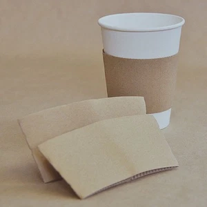 8oz Coffee Cup Sleeves - KRAFT 1000 pcs - Picture 1 of 1