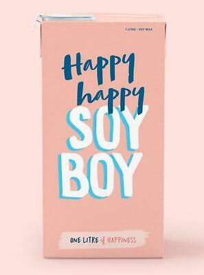 Soy Boy Soy Milk Happy Happy SoyBoy 1L X 6 • 39.99$