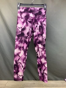 Lululemon Wunder Under Crop High Rise Sz 4 Blush Alpine White Candy Pink Tie Dye - Picture 1 of 5