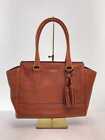 COACH Candice Tote Legacy Brown Leather BRW Solid Color