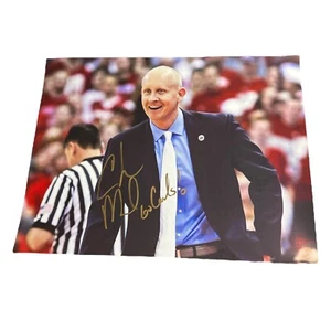 Chris Mack Signed 8.5x11 Photo! Louisville Cardinals 2018-22 NCAA Head Coach - Picture 1 of 2