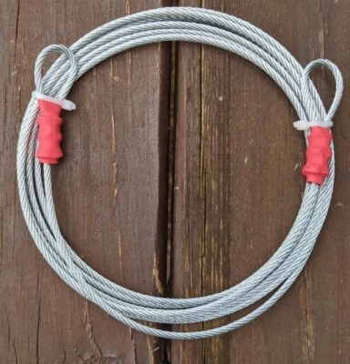 10ft Cable Bike Lock 1/8", 3.17mm, 7x7, Galvanized Steel Security  NOT-COATED - Image 1 of 2