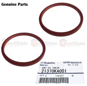 GENUINE Subaru Legacy Liberty Outback 1998-2006 Oil Cooler Gasket O Ring x2 - Picture 1 of 2