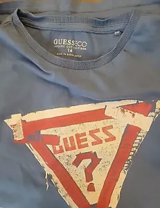 Guess NWOT Short Sleeves Shirt for Boys Size 14. Light Blue. - Picture 1 of 3