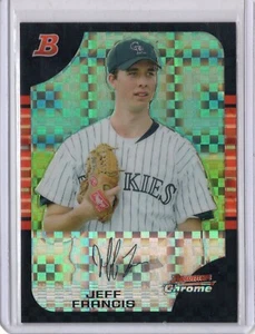 2005 Bowman Cromato Xfractor Jeff Francis/225 Limitato - Foto 1 di 1