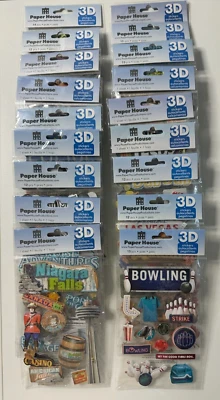 Pegatinas dimensionales adorno 3D casa de papel - variaciones disponibles - tú eliges Foto 1 de 4