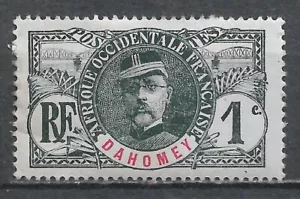 1906 FRANCE Colony DAHOMEY MLH Stamp (Michel # 18) CV €2.00 - Picture 1 of 2