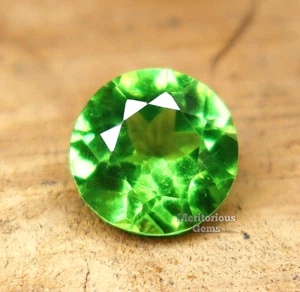 Piedra preciosa suelta de peridoto verde de 10 quilates corte redondo certificado peridoto calidad AAA - Imagen 1 de 9