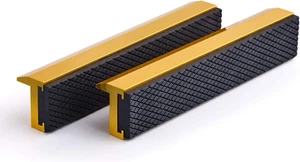 6" Vise Jaws, Universal Soft Vice Jaws Pads Covers with Strong Magnetic, Multi- - Picture 1 of 7