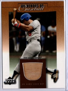 2001 UD Upper Deck Baseball Heroes of Baseball Steve Garvey BAT DODGERS - Picture 1 of 1