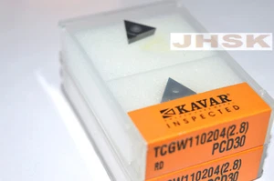 2pcs TCGW 110204 PCD30  Used for Aluminum Diamond INSERT diamond bits - Picture 1 of 4