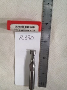 1 NEW HTC 11/32" DIAMETER CARBIDE END MILL 120-2343. 2 FLUTE USA 7/8" LOC (R390) - Picture 1 of 2