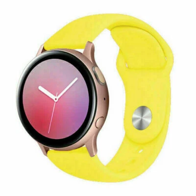 Correa de reloj deportiva transpirable de silicona para reloj Samsung Galaxy 4 5 6 40/44 mm 47 mm Foto 1 de 4