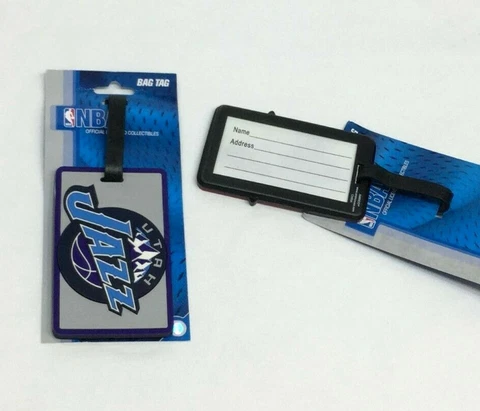 NBA Utah Jazz Luggage Tag Travel Bag ID Golf Tag FREESHIP Cover