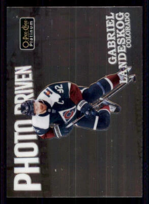 2022-23 O-Pee-Chee Platinum Photo Driven #PD11 Gabriel Landeskog - Image 1 of 2