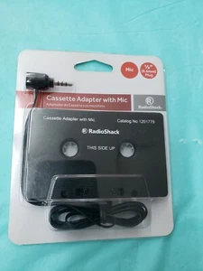Adattatore cassetta jack audio Radio Shack 3,5 mm con microfono RadioShack 1201779 - Foto 1 di 1