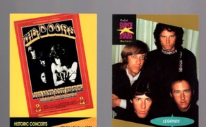Póster de concierto 1991 de The Doors & Winterland conjunto profesional tarjetas de superestrellas leyendas - Imagen 1 de 2