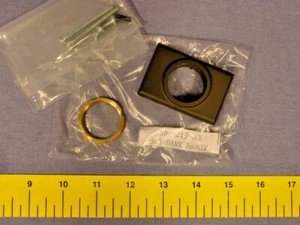 C.R LAURENCE 30821J313 CRL Dark Bronze Jackson No.86 Mortise Cylinder Mount Pad - Picture 1 of 2