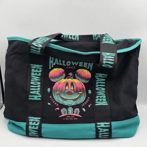 Borsa shopping riutilizzabile Disney Parks 2023 Halloween zucca Topolino luminosa - Foto 1 di 6