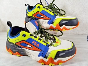 MENS  FILA MULTI COLOR RAY TRACERS RUNNING  SNEAKERS SZ 9 - Picture 1 of 8