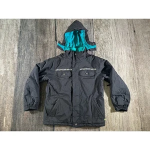 Burton Snowboard Ski Jacke Mädchen Large schwarz Kapuze Sherpa gefüttert - Bild 1 von 11